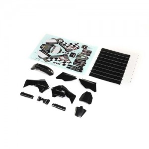 [TEAM LOSI] Black Plastics with Wraps: Promoto-MX 