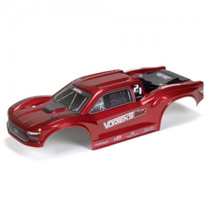 [ARRMA] ARA402347 1/10 VORTEKS 4X2 Painted Decaled Trimmed Body Red 