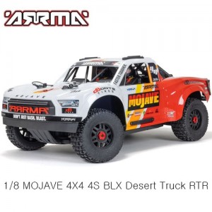 [ARRMA] 1/8 MOJAVE 4X4 4S BLX Desert Truck RTR, White(������ ����) 
