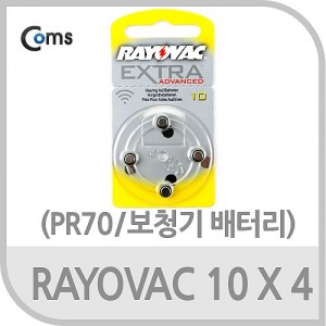 ������ RAYOVAC s10x4 (PR70), ��û���// ����, 4��, 1.45V 