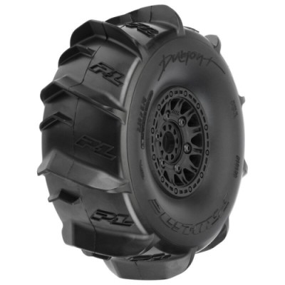 [���ܼ�] PRO1018911 [PROLINE-RACING] 10189-11 1/7 Dumont Sand/Snow F/R Tires MTD 17mm Black Raid (2): Mojave/UDR
