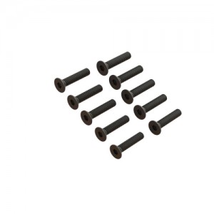 [ARRMA] ARA702009 Flat Head Screw M2x10mm (10pcs) 