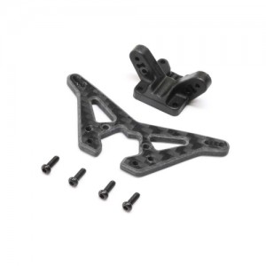 [TLR Racing] Carbon Rear Shock Tower: Mini-B, BL 