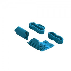 [ARRMA] ARA320787 Lower Skid And Bumper Mount Set, Blue 