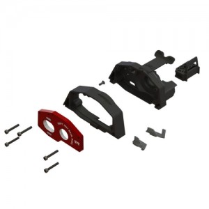 [ARRMA] ARA311169 Aluminum Center Diff Motor Mount Set 