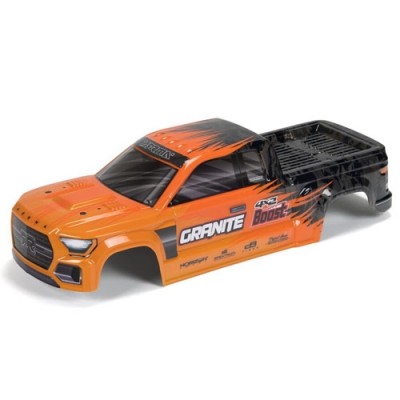 [���ܼ�] ARA402343 [ARRMA] ARA402343 1/10 GRANITE 4X2 Painted Decaled Trimmed Body Orange/Black