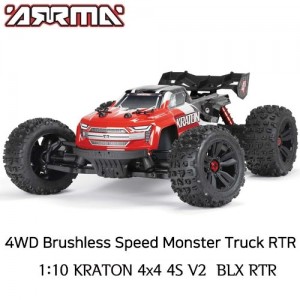 [ARRMA] 1:10 KRATON 4x4 4S V2 BLX RTR MT Red (���͸�, ������ ������) 