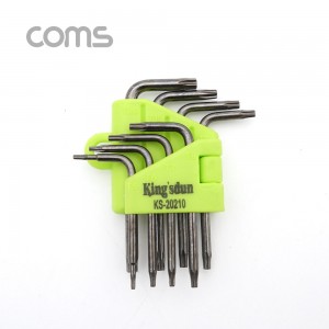 Coms ���� ���� L��ġ ��Ʈ 8pcs (T5/T6/T7/T8/T9/T10/T15/T20) ����ġ star wrench 