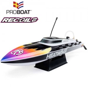 [PROBOAT] Recoil 2 18 Self-Righting Brushless Deep-V RTR, Heatwave ������Ʈ - ������, ���͸� ������ 