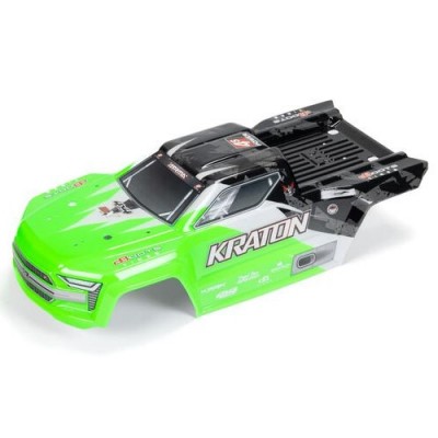 [���ܼ�] ARA402359 [ARRMA] ARA402359 PAINTED DECALED TRIMMED BODY, GREEN/BLACK: KRATON 4X4