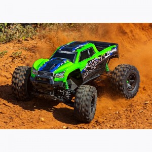 [Traxxas] CB77096-4 Green X-MAXX 8S ESC BELTED RTR Monster Truck (���͸� & ������ ����) 