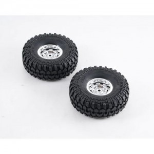 [ROC HOBBY] FCX10 1:10 CHEVROLET K5 BLAZER WHEEL ASSEMBLY 1 PAIR 