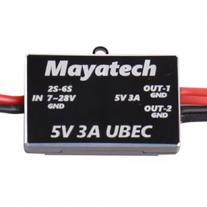 [Mayatech] 5V 3A UBEC(7~28V) �˷�̴� ���̽�, 2�� ��� 5V Step Down Power Supply Voltage Regulation