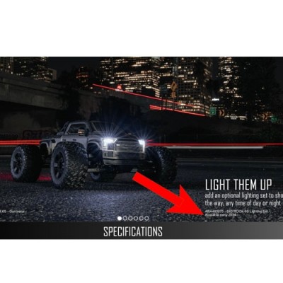 [���ܼ�] ARA480075 [ARRMA] ARA480075 BIGROCK Light Set