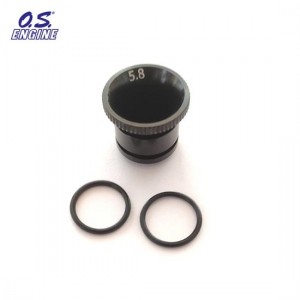 [OS ENGINE] CARB. REDUCER 5.8MM (BLK) 