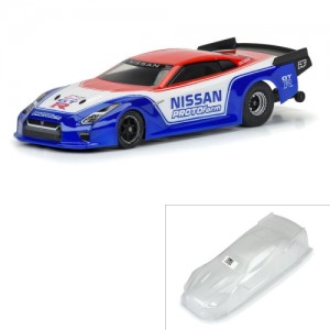 [PROTOFORM] 1592-00 1/16 Nissan GT-R R35 Pro Mod Clear Body: Losi Mini Drag 