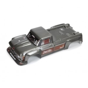 [ARRMA] ARA402360 PAINTED DECALED TRIMMED BODY, GUNMETAL: OUTCAST 4X4 