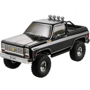 [ROC HOBBY] FMS 1:10 FCX10 Chevrolet K5 Blazer RS Black_ LED��Ʈ���� ���������� ���͸� ������ 