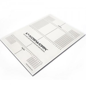 [KOSWORK] 1/10 Sedan/Touring On-Road Car Extra Lightweight Pit Setup Board Set 300x400mm (w/Plastic Decal) 