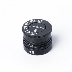 [KOSWORK] 12~22mm Adjustable Ride Height Gauge (w/KOS13362 5mm block) (1/10 Buggy) 
