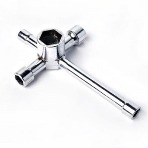 [KOSWORK] Glow Plug/Clutch Nut/Wheel Nut Cross Wrench (7, 8, 10, 12 & 17mm) (w/glow plug clip) 