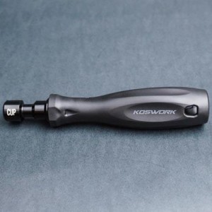 [KOSWORK] Hard Coated Aluminum Ballcup Wrench (1/10) (Light Tri Handle) 