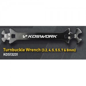 [KOSWORK] (��Ƽ ��ġ) Turnbuckle Wrench (3.2, 4, 5, 5.5, 7 & 8mm) 