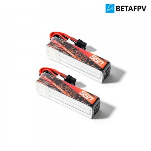 [BETAFPV] LAVA 3�� 11.4V 550mAh 75C LiHV ���͸� (2pcs) 
