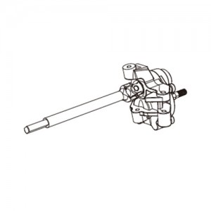[MJX RC] left front portal axle shaft assembly 