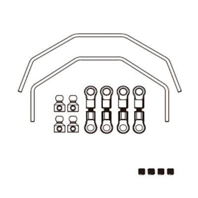 [���ܼ�] 10121 [MJX RC] mjx 10208 Front & rear anti-roll bar