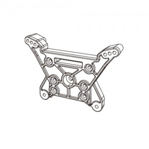 [MJX RC] mjx 10208 rear shock absorber frame 