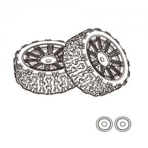 [MJX RC] MJX 14301,14302 RC �ڵ��� Ÿ�̾� 1415B2 