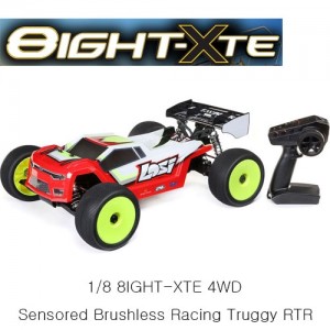 [TLR Racing] [�����Ϸ�,����Ʈ Ʈ����]1/8 8IGHT-XTE 4WD ������ �귯�ø��� �� ����, ���̽� Ʈ���� RTR ���͸�,������ ������ 
