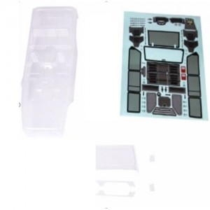 [Traction Hobby] Clear body set with sticker(CRAGSMAN&Founder) 