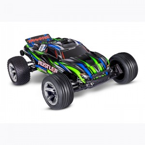 [Traxxas] CB37354-4 Green 1/10 RUSTLER 2WD BL2S Brushless Combo-������,���͸� ���� 