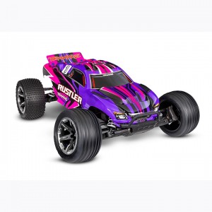 [Traxxas] CB37254-8 Pink 1/10 Rustler? XL-5 USB-C HD - ���͸�, ������ ���� 