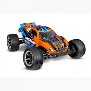 [Traxxas] CB37254-8 Orange 1/10 Rustler? XL-5 USB-C HD - ���͸�, ������ ���� 
