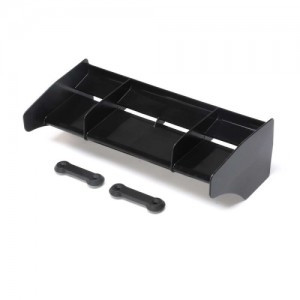 [TEAM LOSI] LOS240026 Wing, Black: 8X, 8XE, 8XT 