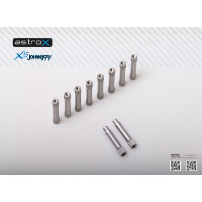 [���ܼ�]  AstroX X5 JohnnyFPV/J5 ���� 8 2 32mm Standoff sets (10pcs) Grey (Option) (���ĵ������Ʈ. ���� 2���� ��� �ٸ�)