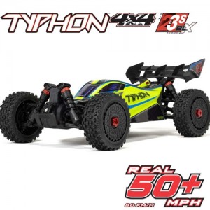 [ARRMA] 1/8 TYPHON 223S BLX �귯�ø��� 4X4 ���� RTR, DSC, ����� - ���͸�, ������ ������ 
