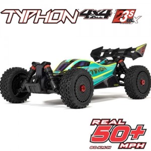 [ARRMA] 1/8 TYPHON 223S BLX �귯�ø��� 4X4 ���� RTR, DSC, ��� - ���͸�, ������ ������ 