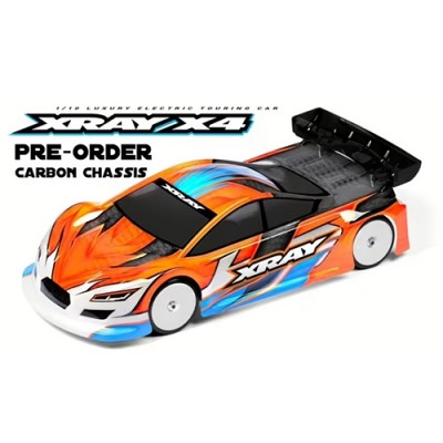 [���ܼ�] 300040 [XRAY] X4-2025 1:10 Touring Car Kit Carbon Version