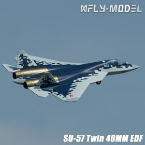 [XFLY] 700mm SU-57 Twin 40MM EDF JET PNP (����, ���ӱ�, ���� ����) 
