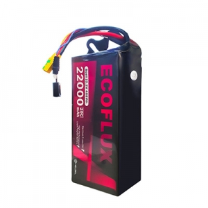 [ECOFLUX] 22.2V 6S 22000mAh 30C ��Ƭ������ ���͸� �����÷��� - XT90S ��Ƽ����ũ 