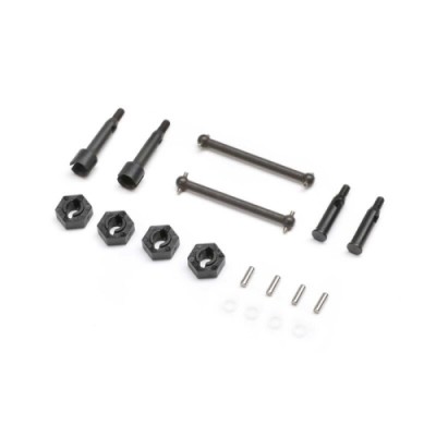 [���ܼ�] LOS-1764 [TEAM LOSI] Drive Shafts, Axles, Wheel Hexes: Micro-B