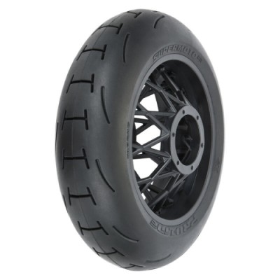 [���ܼ�] PRO1024510 [PROLINE-RACING] 10245-10 1/4 Supermoto 2.0 S3 Rear Tire MTD Black Supermoto Wheel: MX/SM