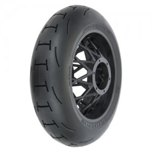 [PROLINE-RACING] 10245-10 1/4 Supermoto 2.0 S3 Rear Tire MTD Black Supermoto Wheel: MX/SM 