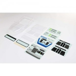 [Axial] AXI230057 JEEP CJ-7 BODY SET, CLEAR: SCX10 III 