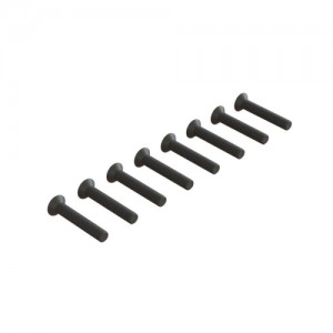 [ARRMA] ARA722318 Flat Head Hex Machine Screw M3x18mm (10) 