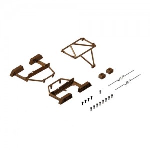 [ARRMA] ARA-2023 Desert Truck Body Roll Cage Set, Bronze: GROM 